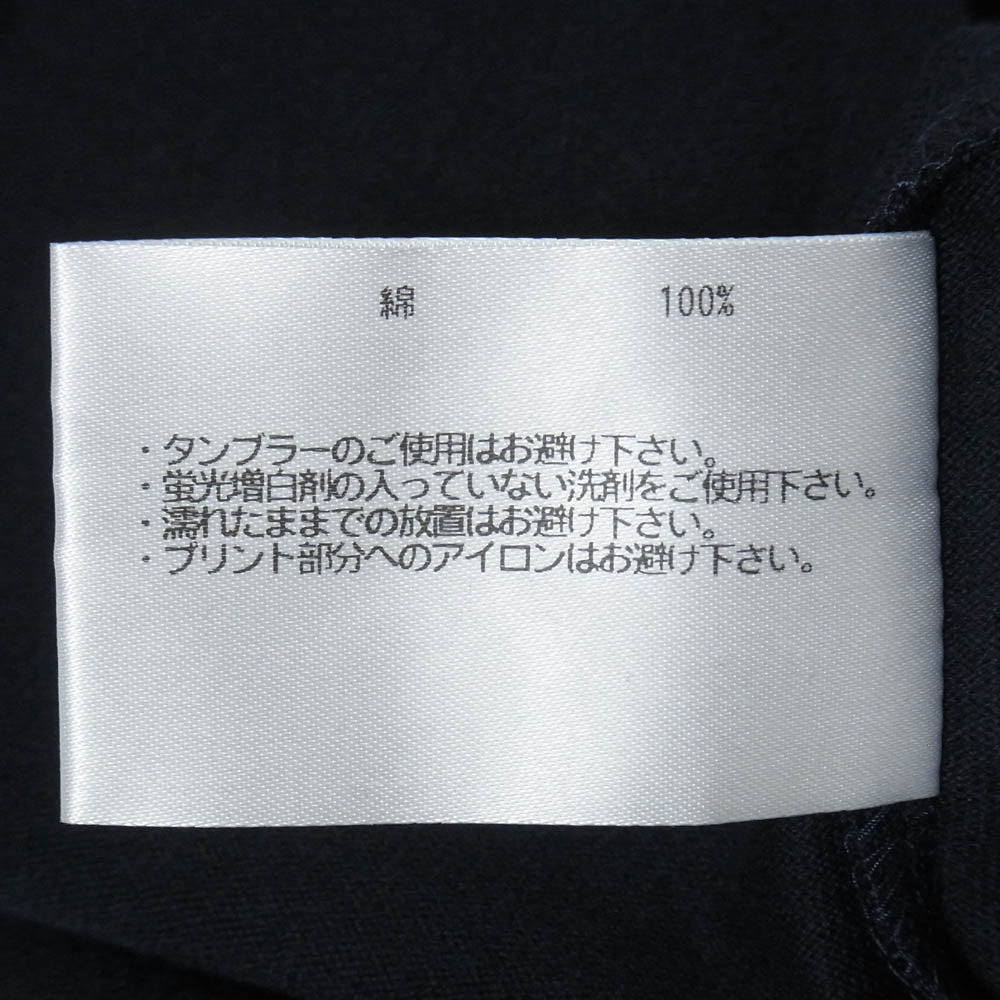 LOOPWHEELER ループウィラー 25周年記念 PEACE BIG LOVE 半袖 Tシャツ ネイビー系 L【極上美品】【中古】