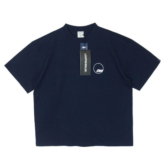LOOPWHEELER ループウィラー 25周年記念 LOOP Team WHEELER 半袖 Tシャツ ネイビー系 M【極上美品】【中古】