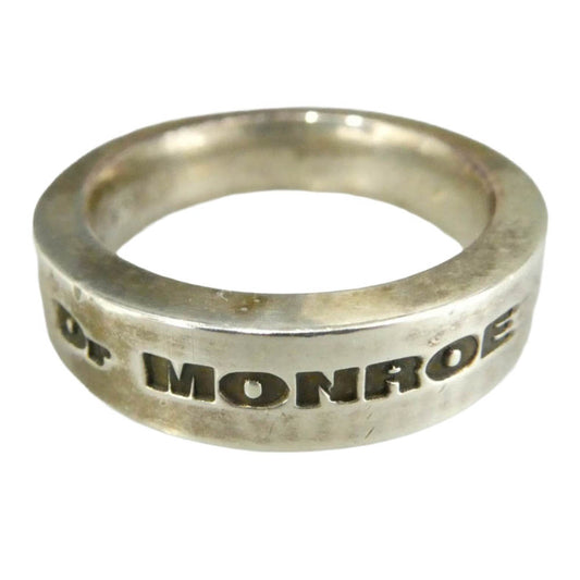 Dr.MONROE ドクターモンロー ロゴ 刻印 シルバー リング シルバー系 約14.5号【中古】