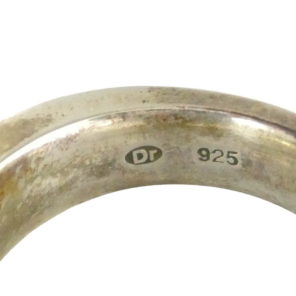 Dr.MONROE ドクターモンロー ロゴ 刻印 シルバー リング シルバー系 約14.5号【中古】