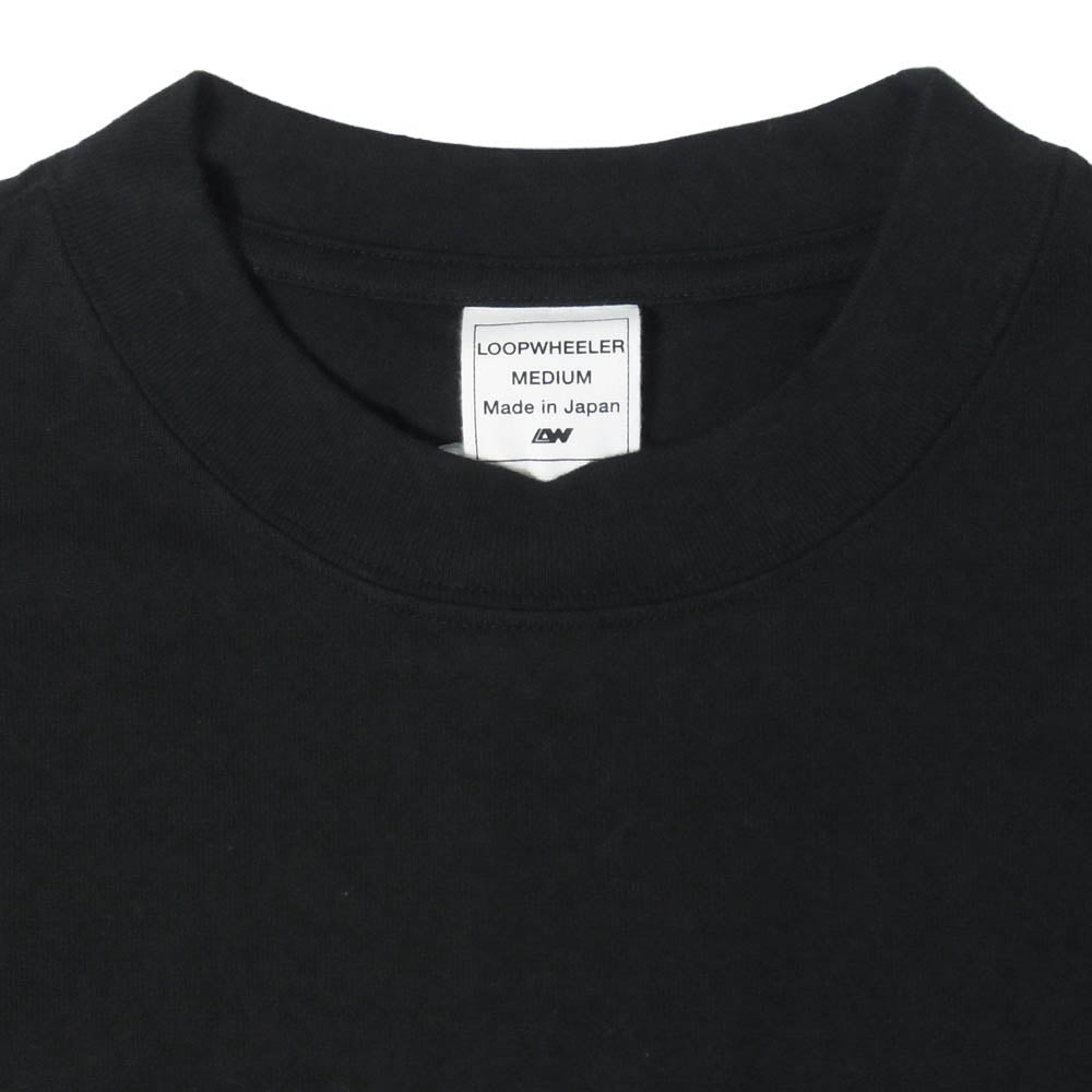 LOOPWHEELER ループウィラー x 内田洋一郎 mogno6 グラフィックプリント 半袖 Tシャツ ブラック系 M【美品】【中古】
