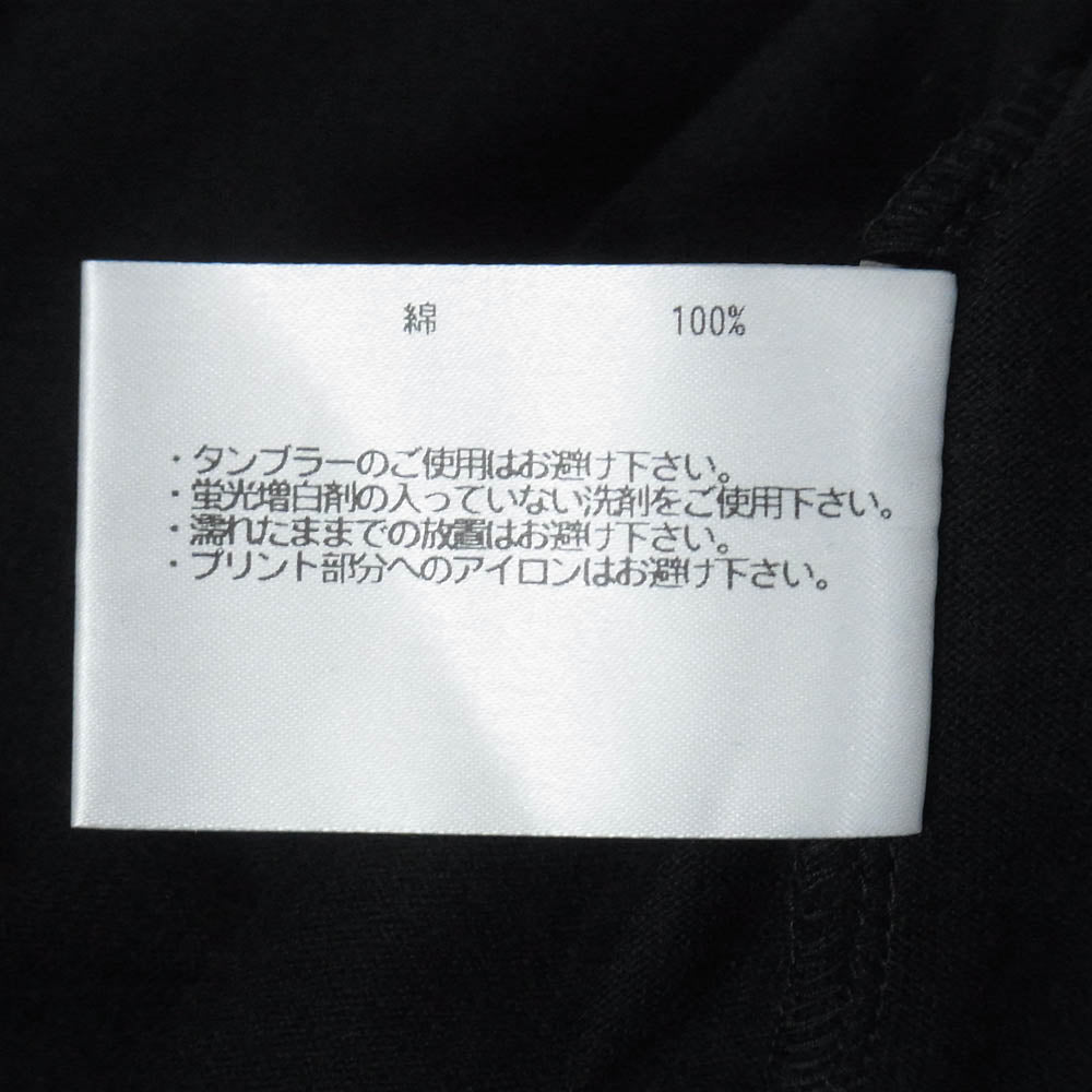 LOOPWHEELER ループウィラー x 内田洋一郎 mogno6 グラフィックプリント 半袖 Tシャツ ブラック系 M【美品】【中古】