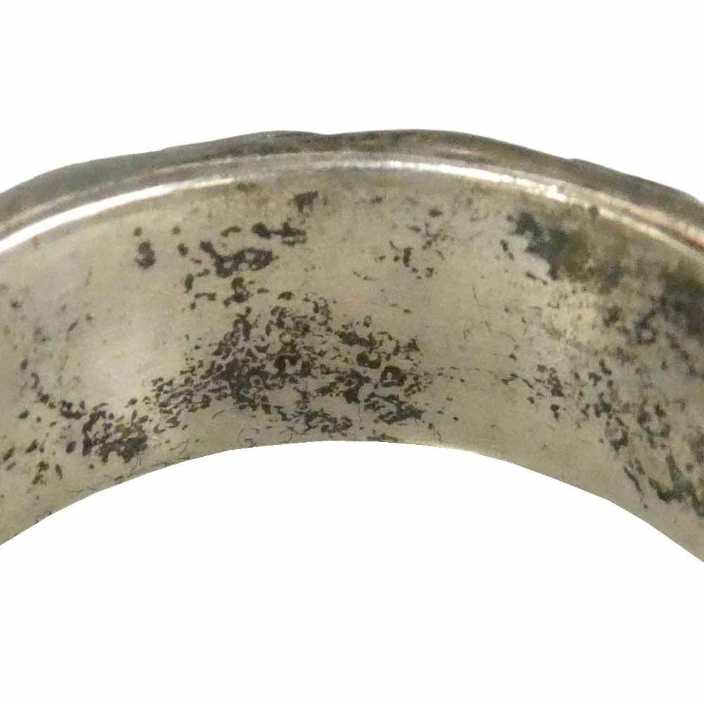 Shin's SCULPTURE シンズスカルプチャー S Cross Band Ring エスクロス バンド リング シルバー系 約18.5号【中古】