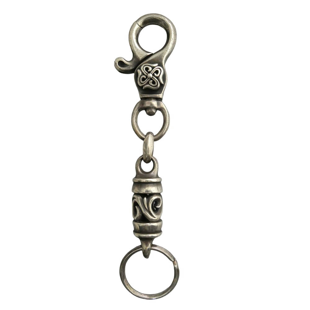 Shin's SCULPTURE シンズスカルプチャー クリップ キーリング キーチェーン キーホルダー シルバー系【中古】
