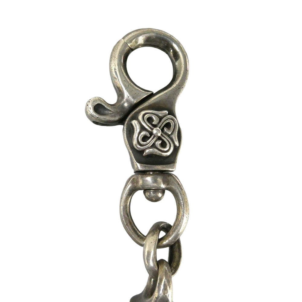 Shin's SCULPTURE シンズスカルプチャー クリップ キーリング キーチェーン キーホルダー シルバー系【中古】