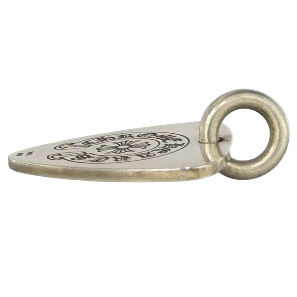 CHROME HEARTS クロムハーツ（原本無） GUITAR PICK LT リップ&タン ギターピック ペンダントトップ シルバー系【中古】