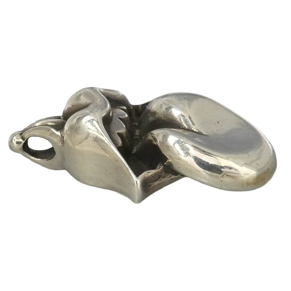CHROME HEARTS クロムハーツ（原本無） LIPSTONGUE CHARM リップ＆タン ペンダントトップ チャーム シルバー系【中古】