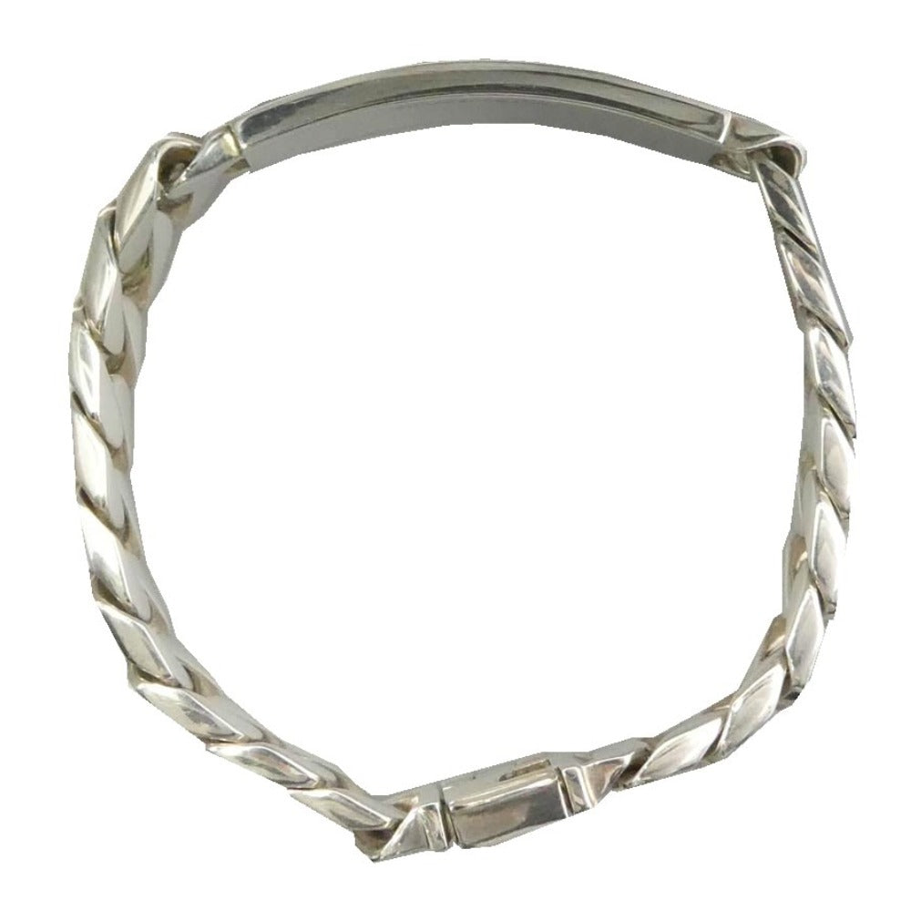 TIFFANY&Co. ティファニー ID 喜平チェーン ブレスレット シルバー系【中古】
