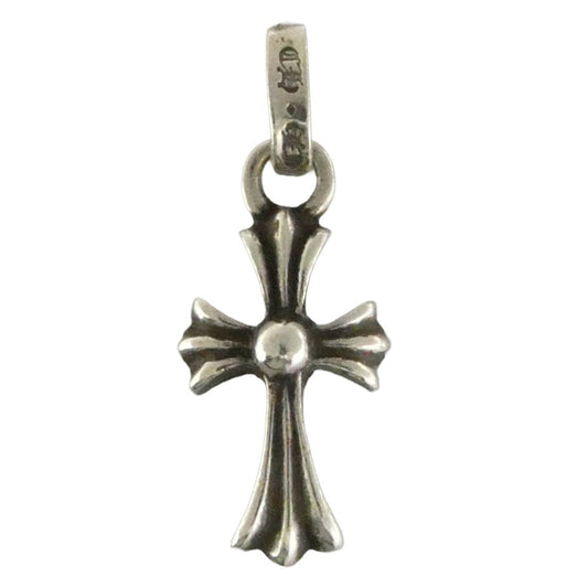 CHROME HEARTS クロムハーツ（原本無） 宝石鑑別書付属 CRS BBYFAT P DMND A ベイビーファット クロス チャーム アフターパヴェダイヤモンド ペンダントトップ シルバー系【中古】