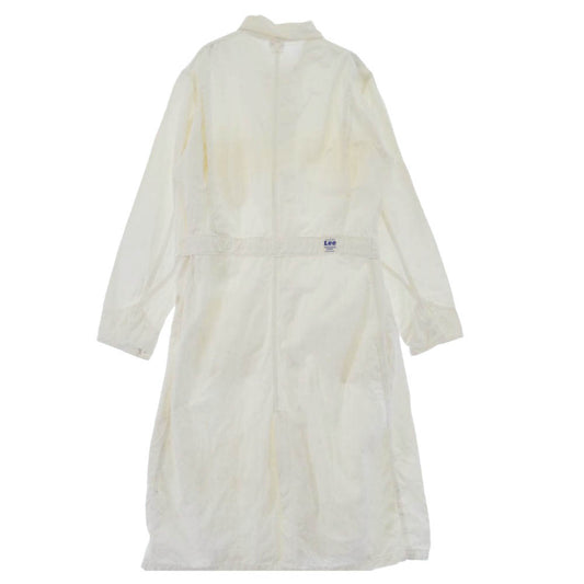 Lee リー 50s SANFORIZED HBT SERVICE COAT ヘリンボーンツイル サービスコート ショップコート オフホワイト系 40【中古】