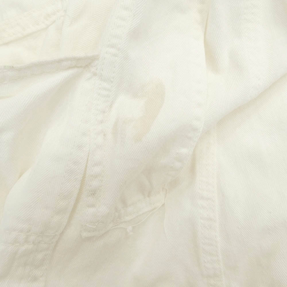 Lee リー 50s SANFORIZED HBT SERVICE COAT ヘリンボーンツイル サービスコート ショップコート オフホワイト系 40【中古】
