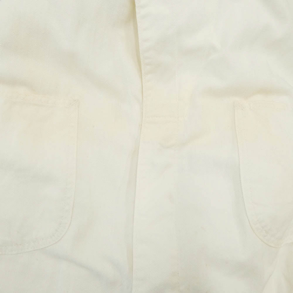 Lee リー 50s SANFORIZED HBT SERVICE COAT ヘリンボーンツイル サービスコート ショップコート オフホワイト系 40【中古】