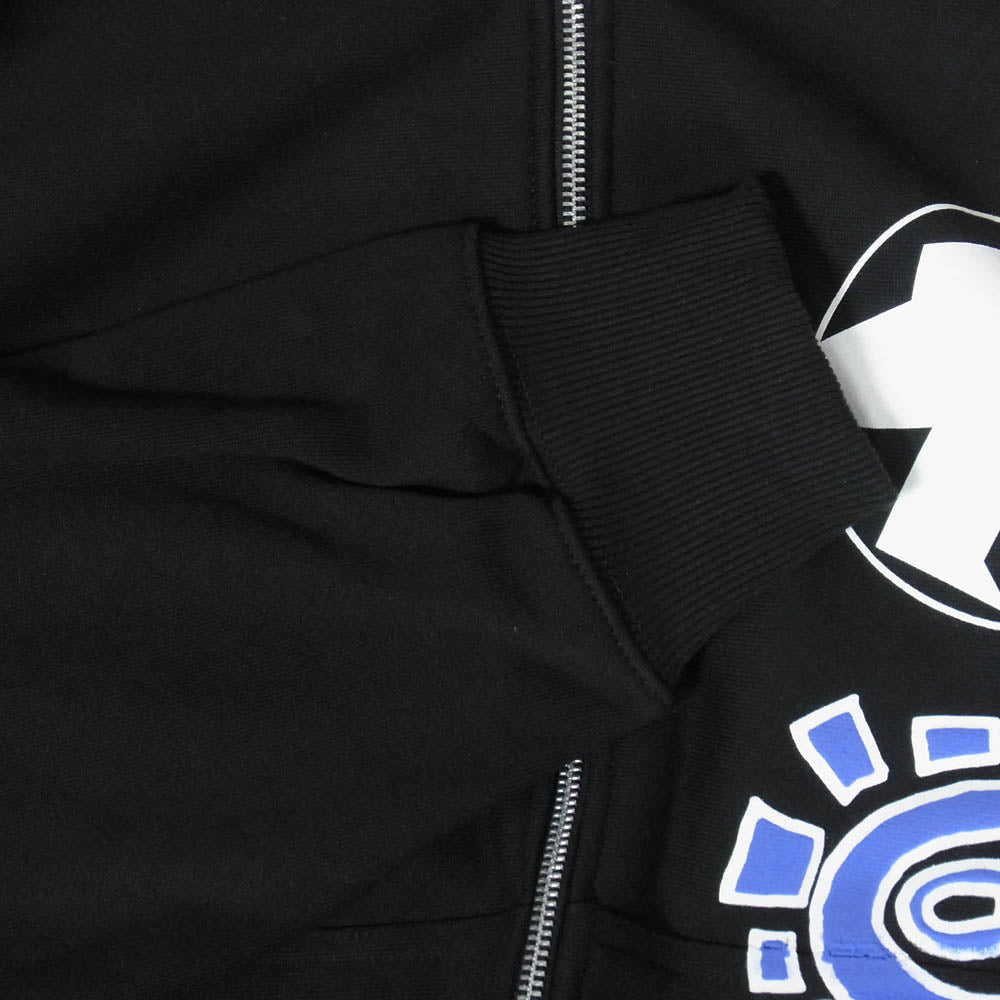 STUSSY ステューシー 26AW 26F3974049 ADWYSD Always Do What You Should Do Stack Zip Hoodie マルチモチーフ サーフプリント フルジップ フーディー パーカー ブラック系 L【極上美品】【中古】