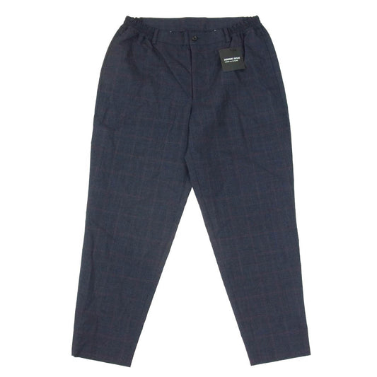 COMME des GARCONS HOMME DEUX コムデギャルソンオムドゥ 26SS DQ-P027-051 Wool Glen Check Windowpane Pants ウールグレンチェックウインドペンパンツ ネイビー系 M【極上美品】【中古】