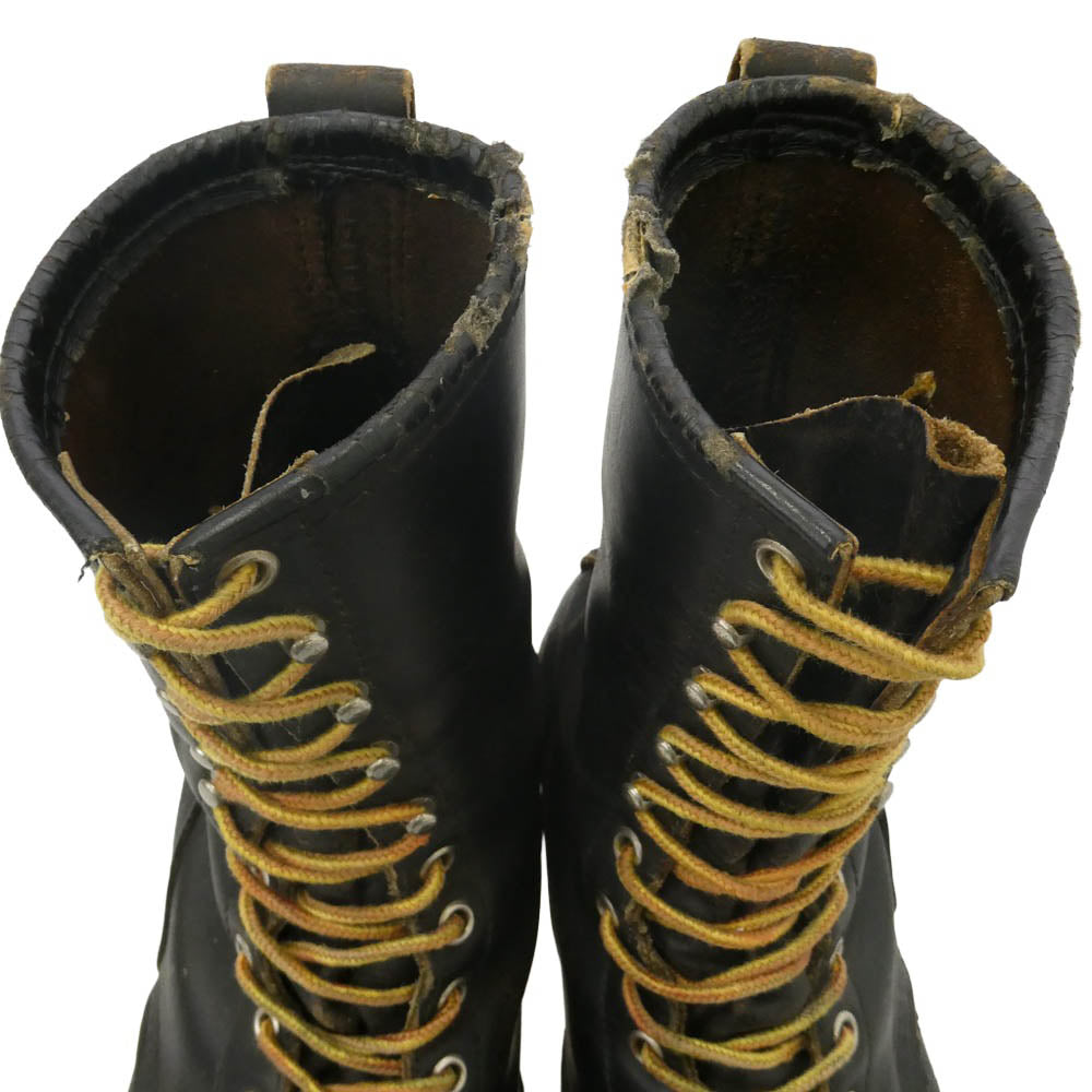 RED WING レッドウィング 2218 USA製 PT91 90s LOGGER BOOTS ロガー ブーツ ブラック系 9D【中古】