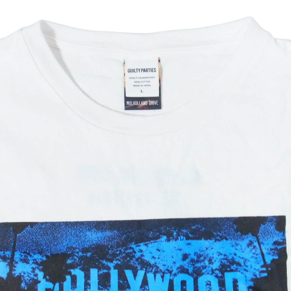 WACKO MARIA ワコマリア 26SS MULHOLLAND DRIVE WASHED HEAVY WEIGHT CREW NECK T-SHIRT TYPE-2 マルホランドドライブ ヘビーウエイト 半袖 Tシャツ ホワイト系 L【中古】