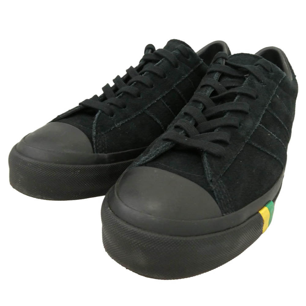 WACKO MARIA ワコマリア PRO-Keds プロケッズ PN1021W1 × PRO-Keds プロケッズ ROYAL PLUS SUEDE LO ロイヤルプラス スエード ロー スニーカー ブラック系 26.5cm【中古】