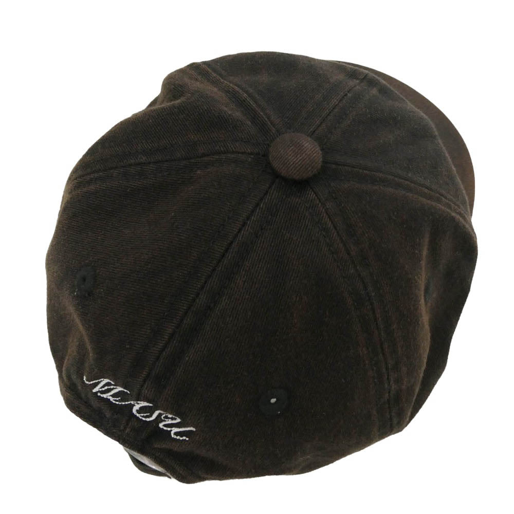 エムエーエスユー MB EMBROIDERY CAP 刺繍 キャップ 帽子 ブラック系【中古】