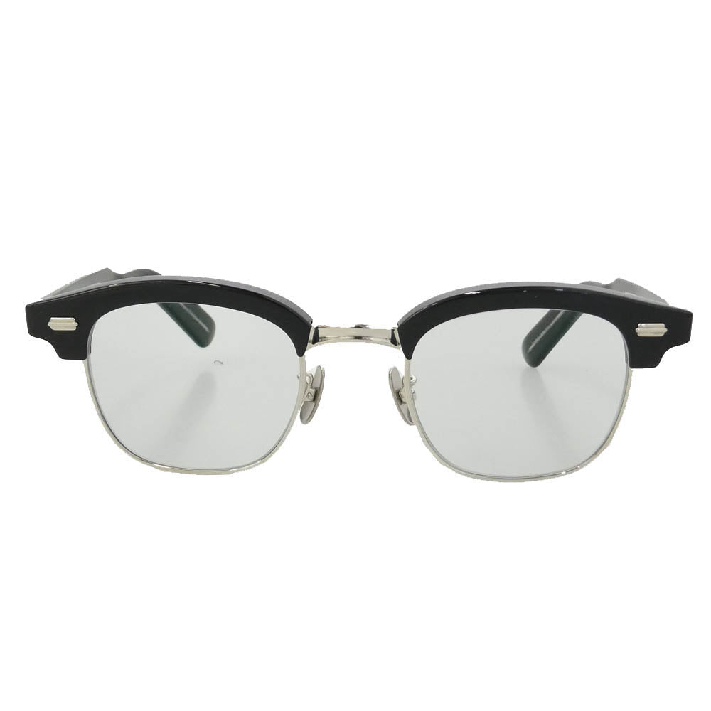 イエローズプラス KENRICK 01W ケンリック 眼鏡 サングラス アイウェア ブラック系 46□21.5【中古】