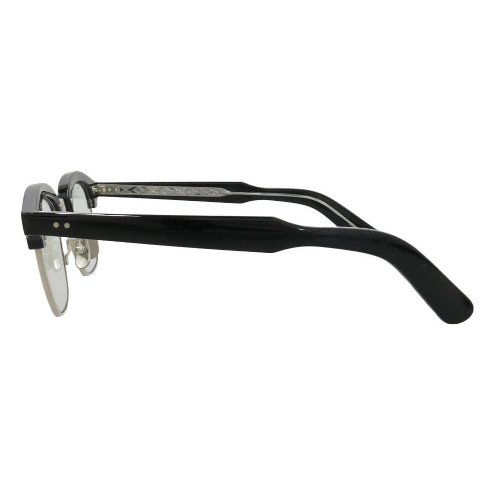 イエローズプラス KENRICK 01W ケンリック 眼鏡 サングラス アイウェア ブラック系 46□21.5【中古】