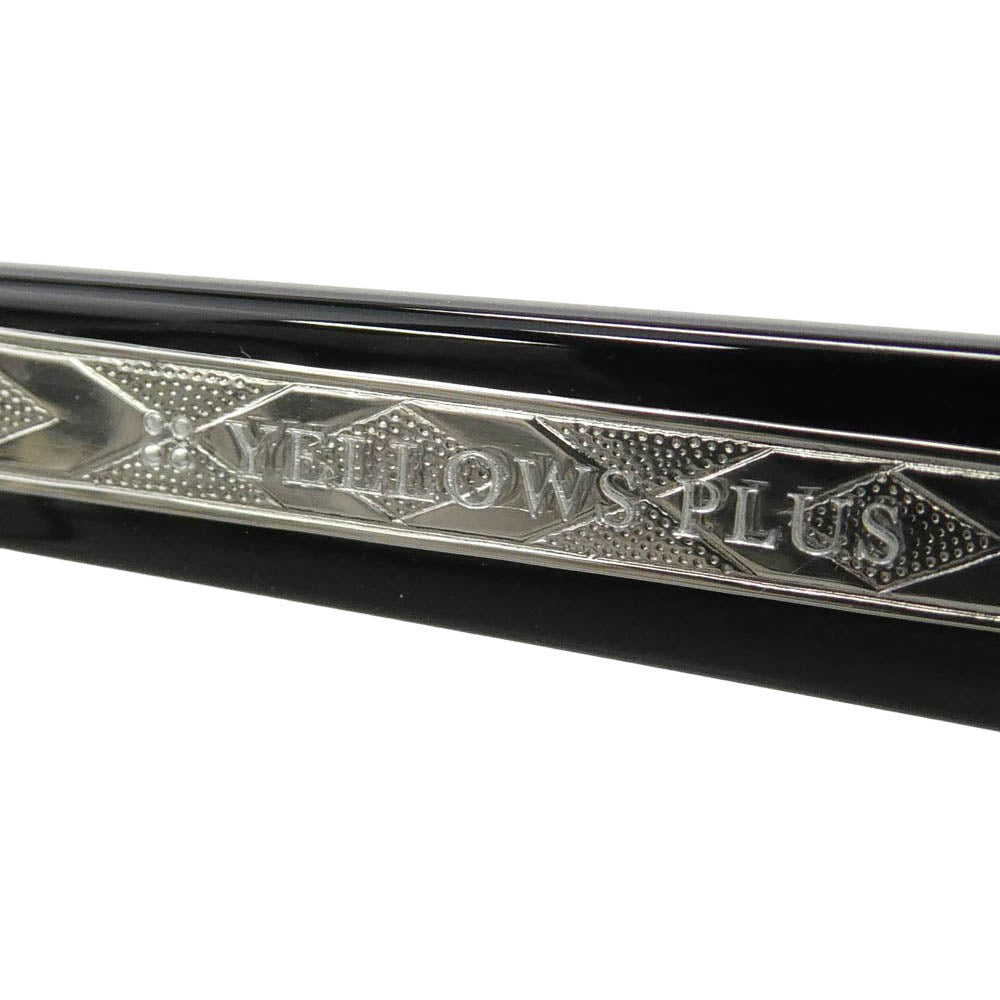 イエローズプラス KENRICK 01W ケンリック 眼鏡 サングラス アイウェア ブラック系 46□21.5【中古】