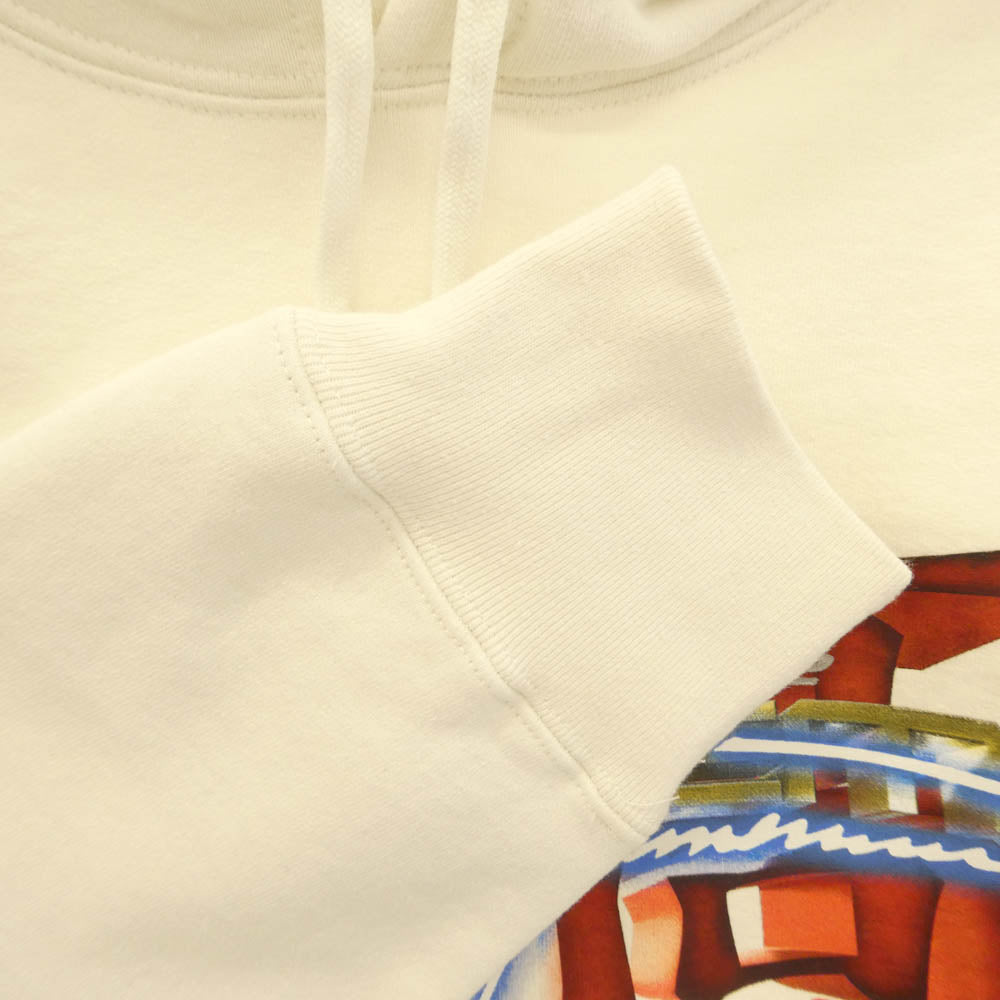 Supreme シュプリーム Yohji Yamamoto ヨウジヤマモト × Yohji Yamamoto ヨウジヤマモト Tekken Hooded Sweatshirt Stone 鉄拳 ストーン フーデッド スウェットシャツ パーカー ホワイト系 M【中古】