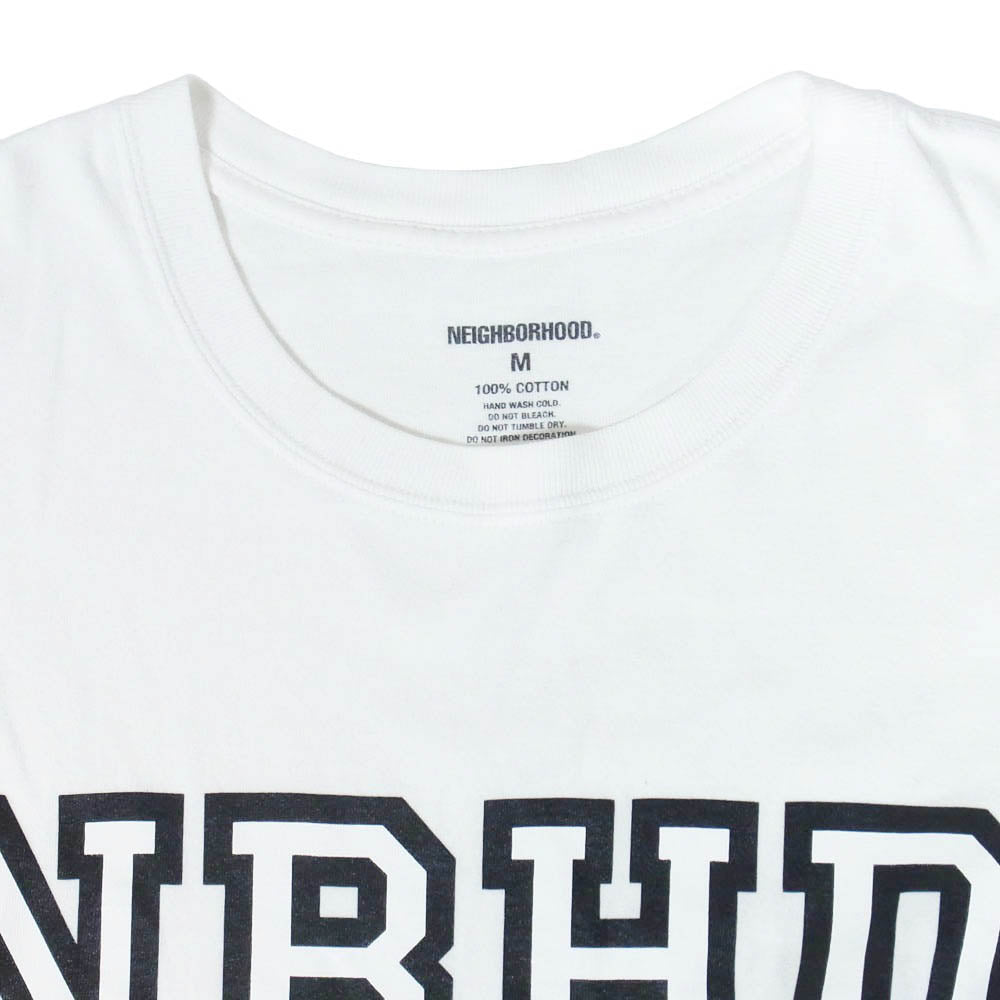 NEIGHBORHOOD ネイバーフッド NBHD Classicsロゴ Tシャツ ホワイト系 M【中古】