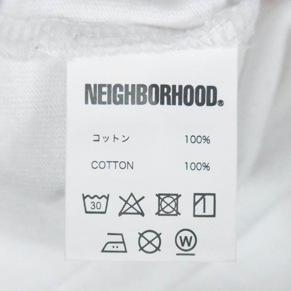 NEIGHBORHOOD ネイバーフッド NBHD Classicsロゴ Tシャツ ホワイト系 M【中古】
