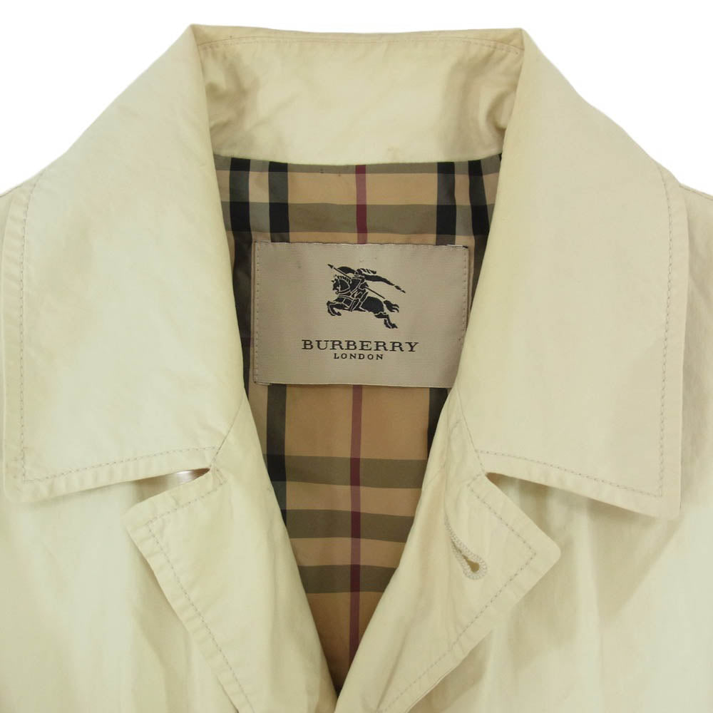 BURBERRY LONDON バーバリー ロンドン c ノバチェック トレンチ コート ベージュ系 サイズ表記無【中古】