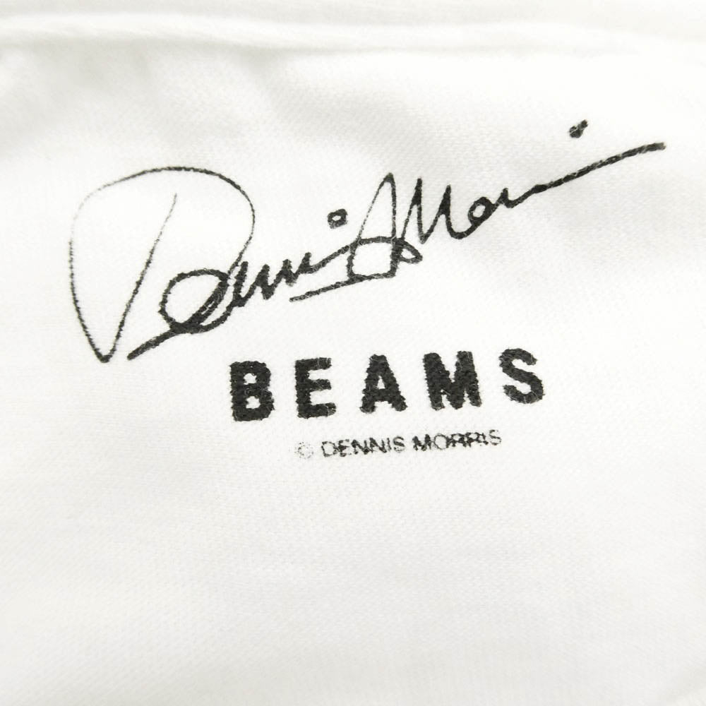 BEAMS ビームス TCCBEM-25AW-03CS Dennis Morris デニスモリス 別注 Sid And John セックスピストルズ シドヴィシャス ジョニーロットン プリント Tシャツ 半袖 ホワイト系 L【中古】
