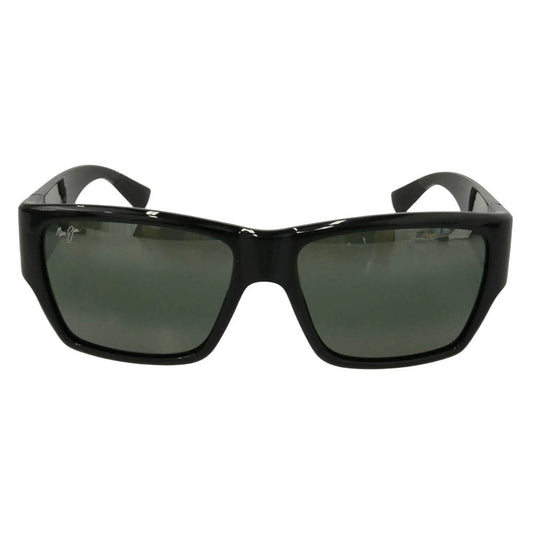 マウイジム MJ0614S-001 スクエアシェイプ 偏光 サングラス ブラック系 57□16-130【中古】