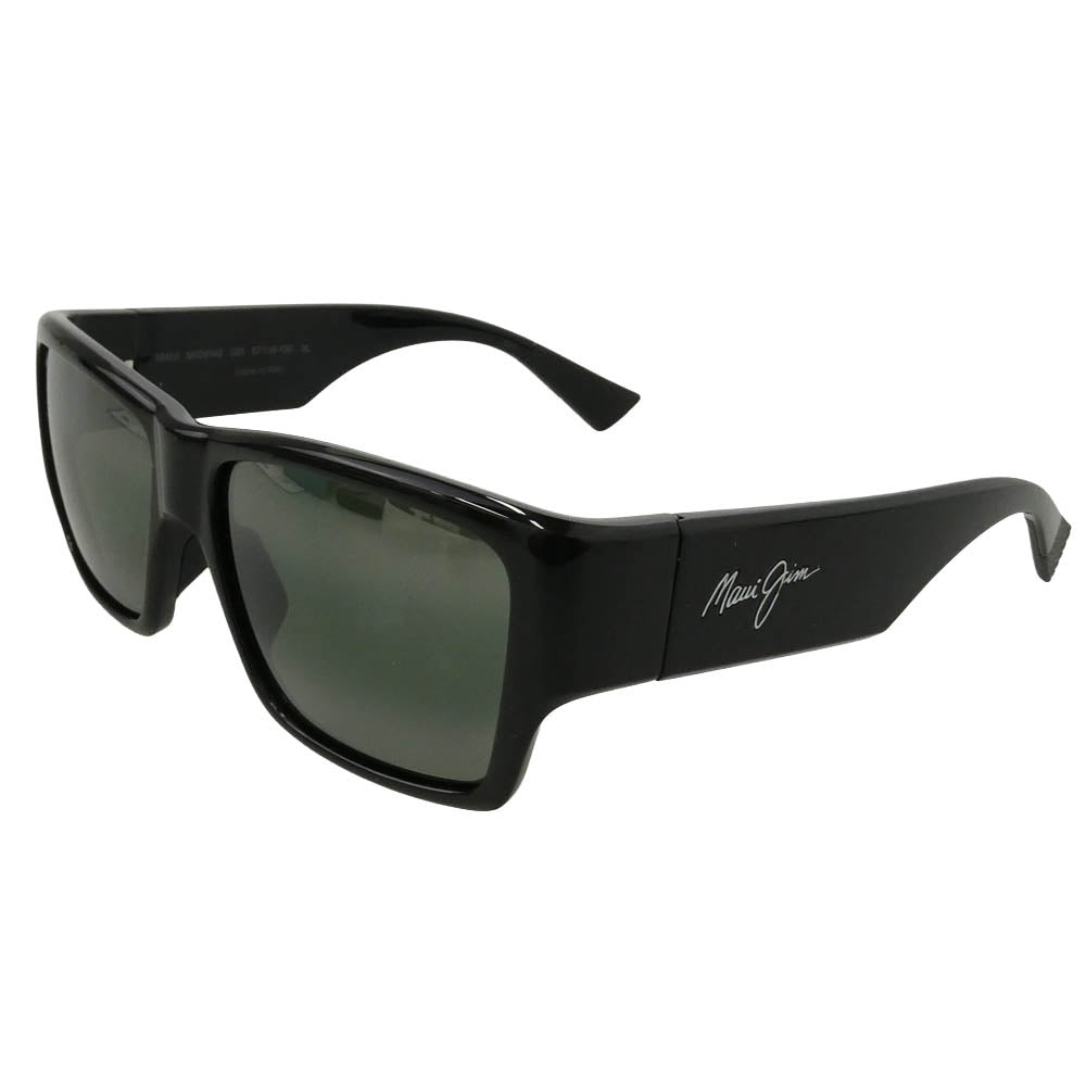 マウイジム MJ0614S-001 スクエアシェイプ 偏光 サングラス ブラック系 57□16-130【中古】