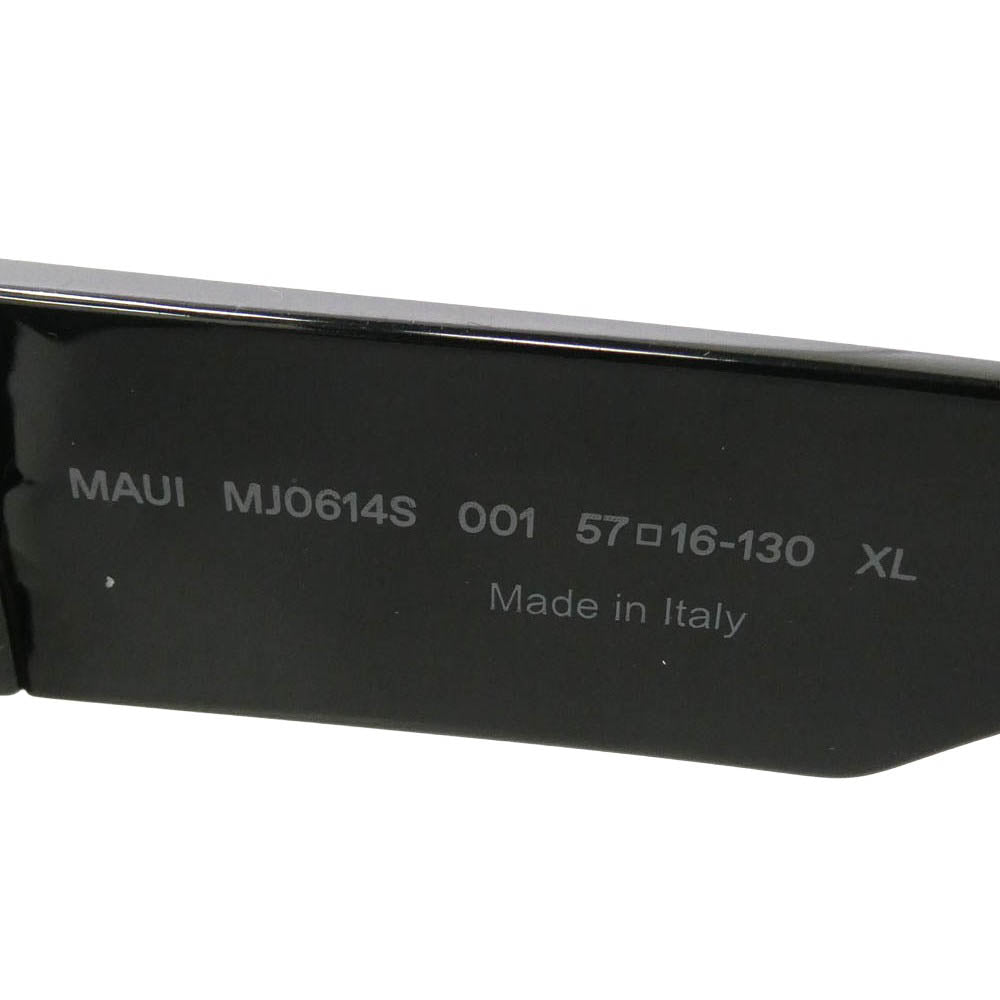 マウイジム MJ0614S-001 スクエアシェイプ 偏光 サングラス ブラック系 57□16-130【中古】