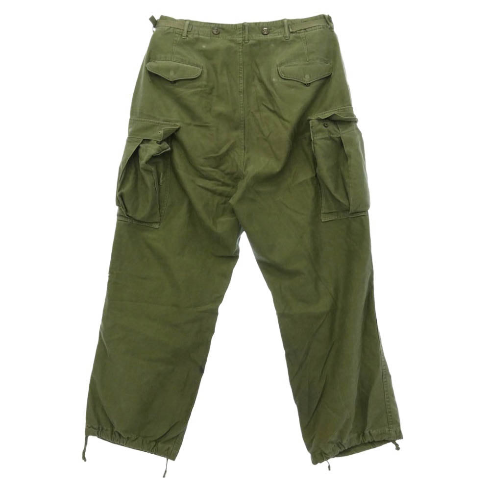 ヴィンテージ 50s 米軍 M-51 FIELD TROUSERS ミリタリー カーゴ パンツ カーキ系【中古】