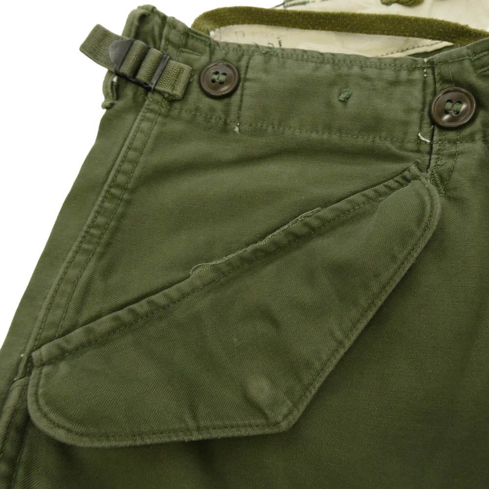 ヴィンテージ 50s 米軍 M-51 FIELD TROUSERS ミリタリー カーゴ パンツ カーキ系【中古】