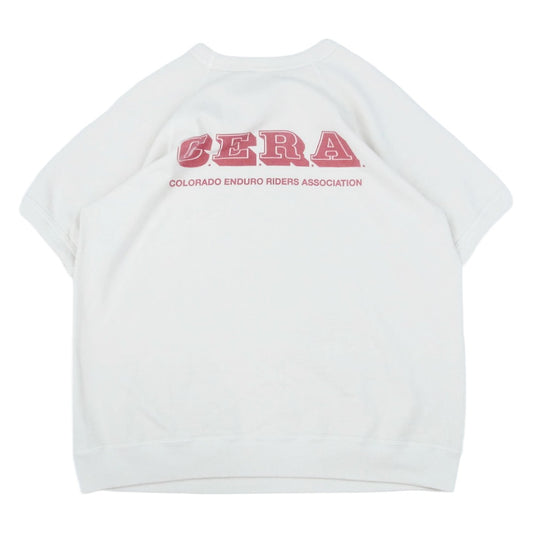 WAREHOUSE ウエアハウス WHC-4104CER CERA フロント バック プリント ショートスリーブ 半袖 スウェット オフホワイト系 L【極上美品】【中古】