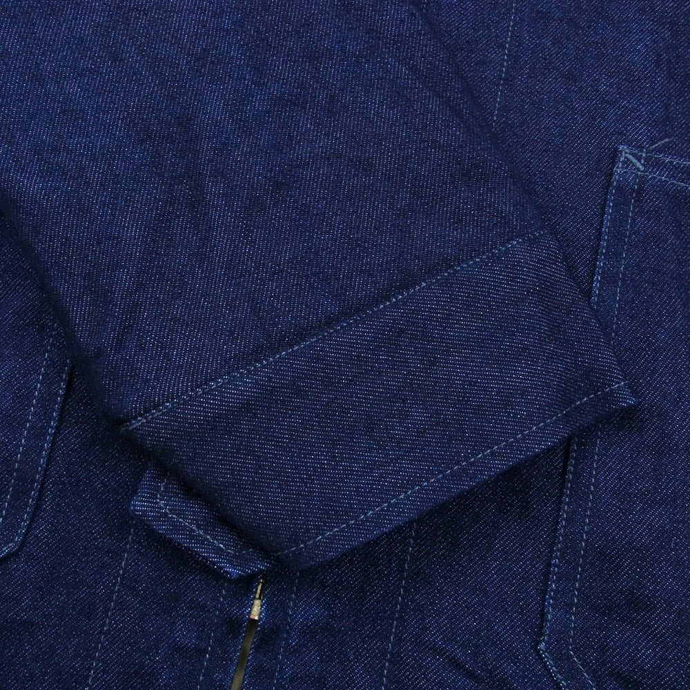 Pherrow's フェローズ 24AW 24W-PATJ1 刺繍パッチ 裏地キルティング ツアージャケット デニム ジャケット インディゴブルー系 38【美品】【中古】