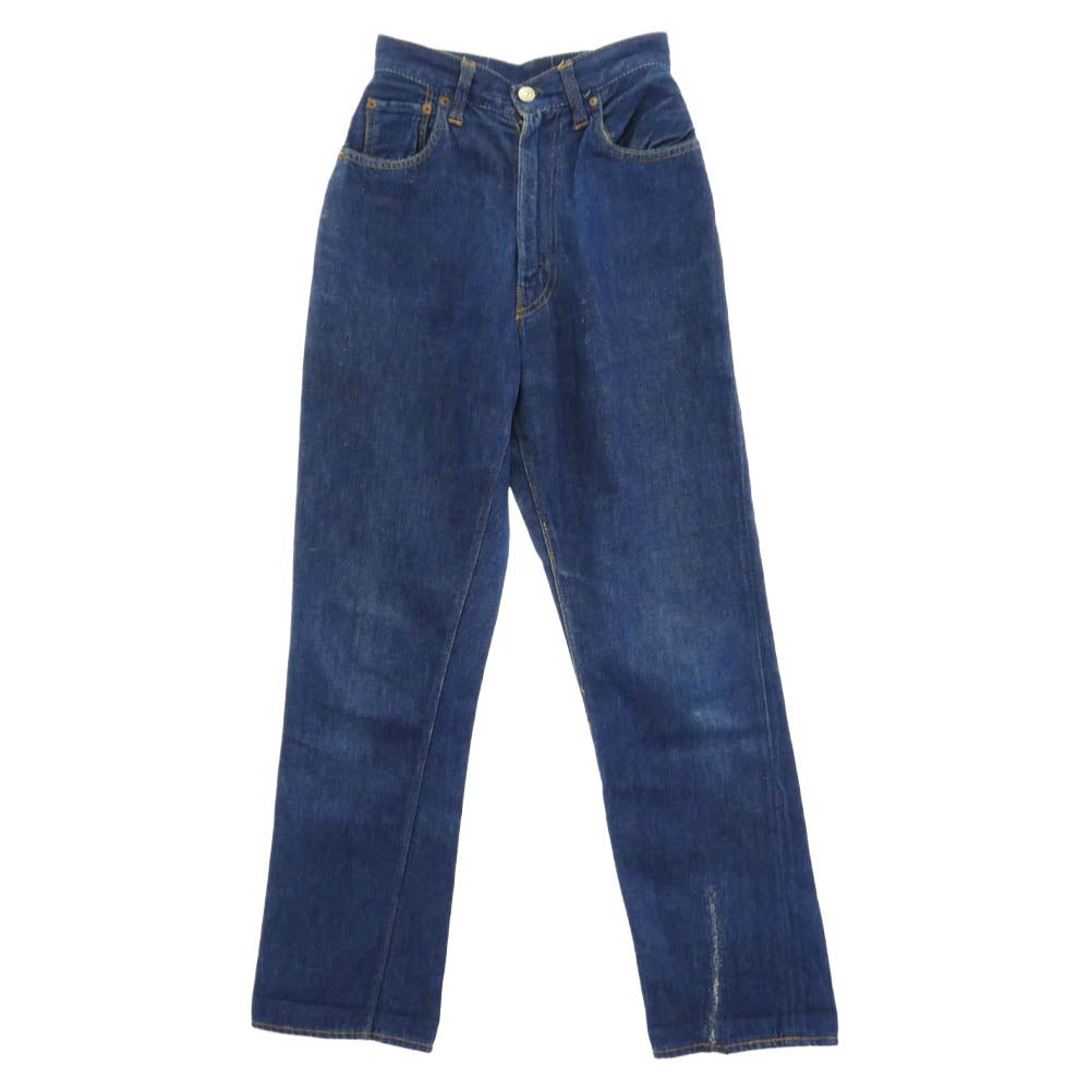 Levi's リーバイス 701XX 60s VINTAGE ヴィンテージ ボタン裏刻印K BIGE ビッグE 隠しリベット GRIPPER ZIPPER グリッパージッパー モンロー デニム パンツ インディゴブルー系【中古】