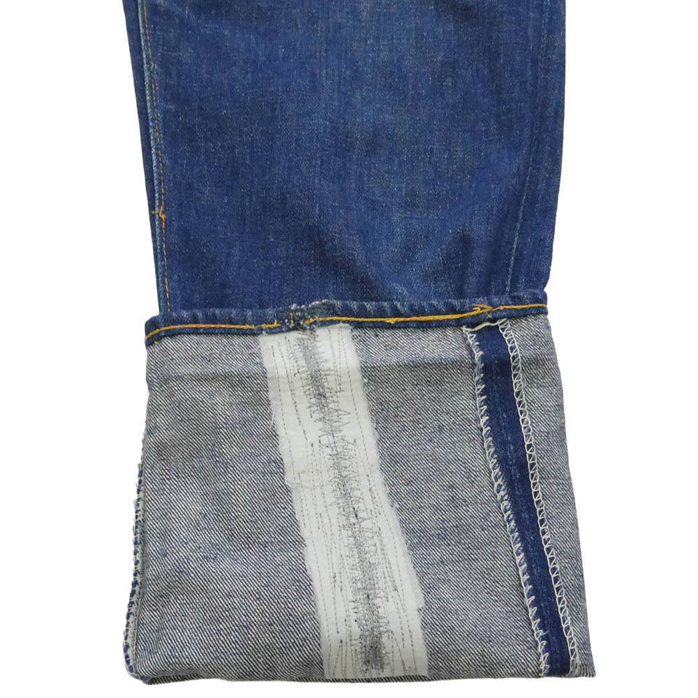 Levi's リーバイス 701XX 60s VINTAGE ヴィンテージ ボタン裏刻印K BIGE ビッグE 隠しリベット GRIPPER ZIPPER グリッパージッパー モンロー デニム パンツ インディゴブルー系【中古】