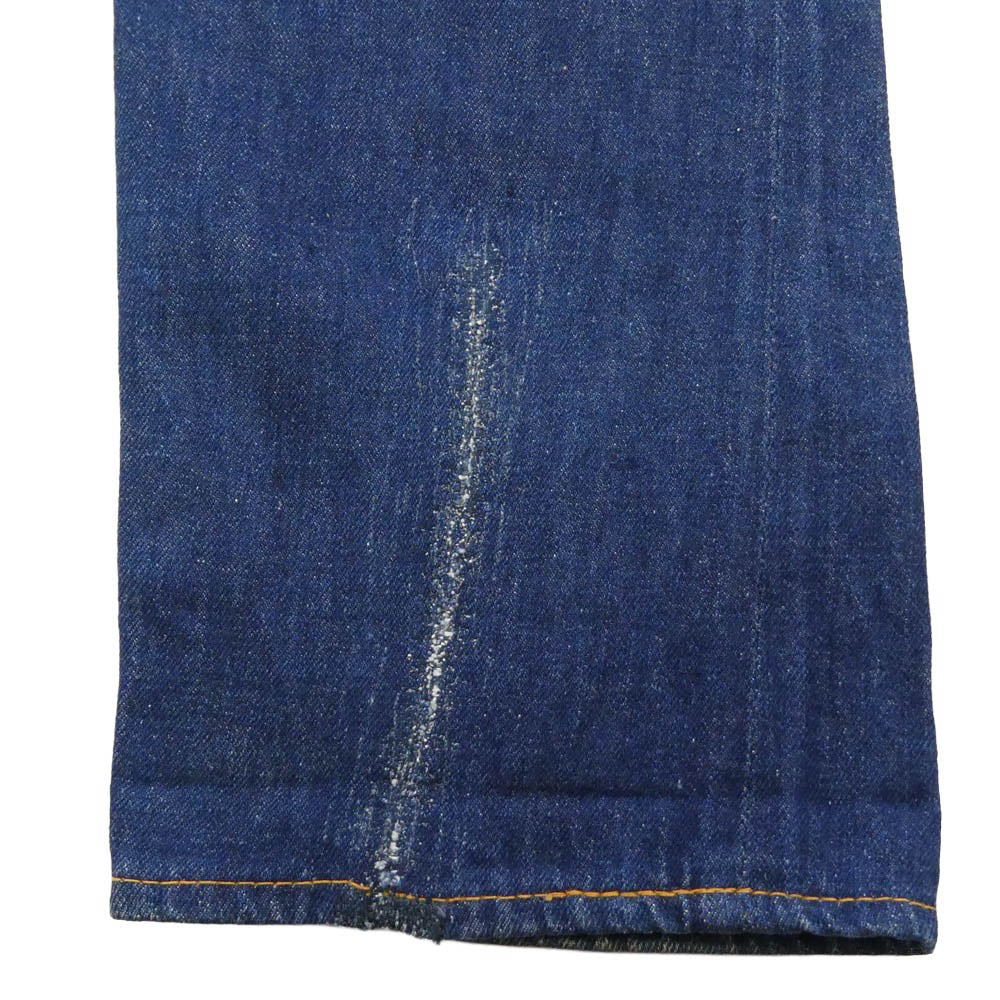 Levi's リーバイス 701XX 60s VINTAGE ヴィンテージ ボタン裏刻印K BIGE ビッグE 隠しリベット GRIPPER ZIPPER グリッパージッパー モンロー デニム パンツ インディゴブルー系【中古】