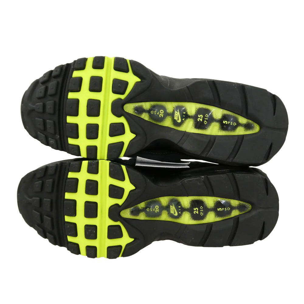 NIKE ナイキ CT1689-001 Air Max 95 OG Neon Yellow エアマックス ローカット スニーカー イエローグラデ マルチカラー系 26cm【新古品】【未使用】【中古】