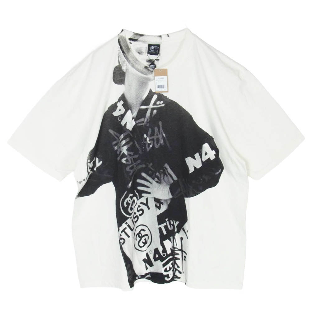 STUSSY ステューシー 25AW 25F1905164 LADY PARIS PIG DYED TEE レディ パリス ピグ ダイド プリント 半袖 Tシャツ カットソー NATURAL XL【新古品】【未使用】【中古】