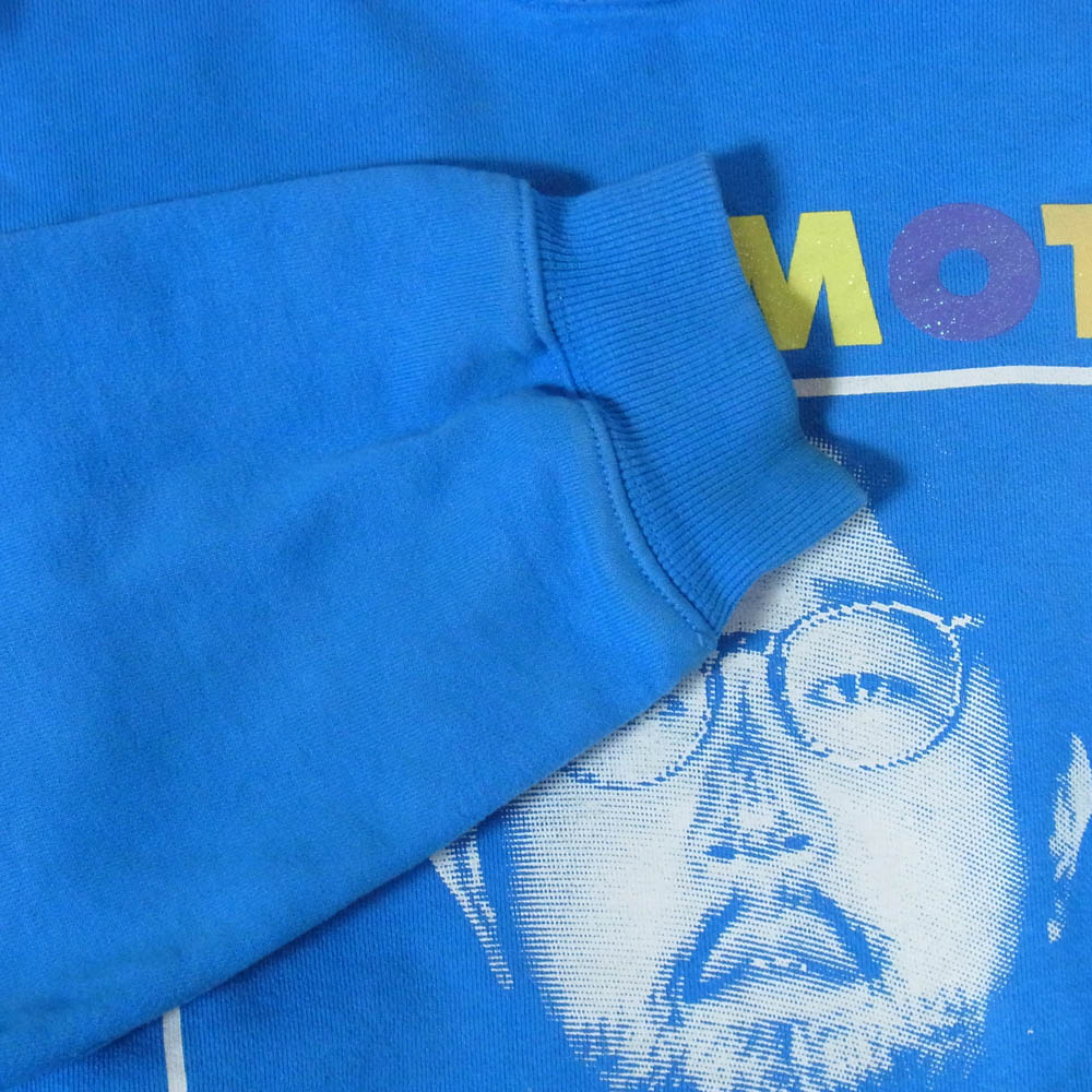 ニシモト イズ ザ マウス Balansa Hoodie バランサ フーディー フロント バック プリント パーカー ブルー系 XL【中古】