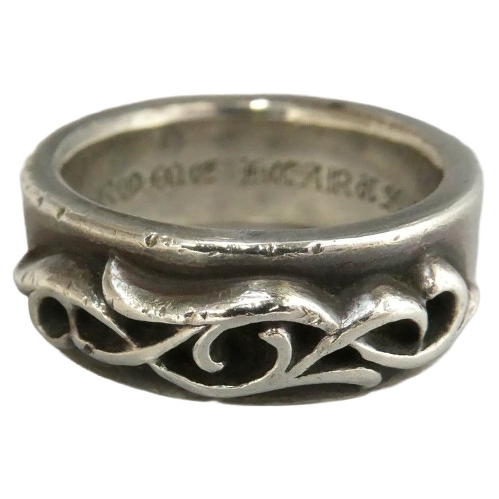 CHROME HEARTS クロムハーツ（原本有） DBL NARROW VINE BAND ダブル ナロー ヴァイン バンド リング シルバー系 23.5号【中古】