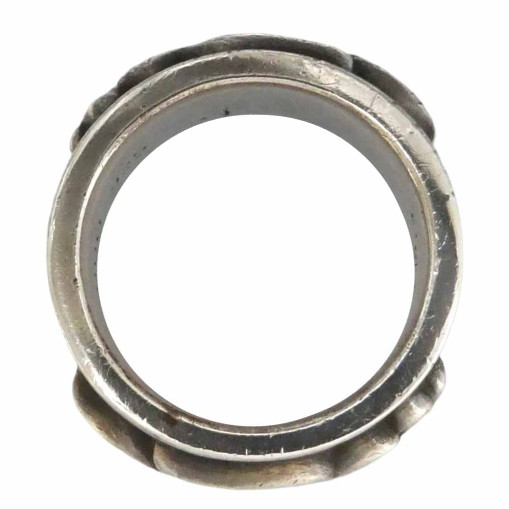 CHROME HEARTS クロムハーツ（原本有） DBL NARROW VINE BAND ダブル ナロー ヴァイン バンド リング シルバー系 23.5号【中古】