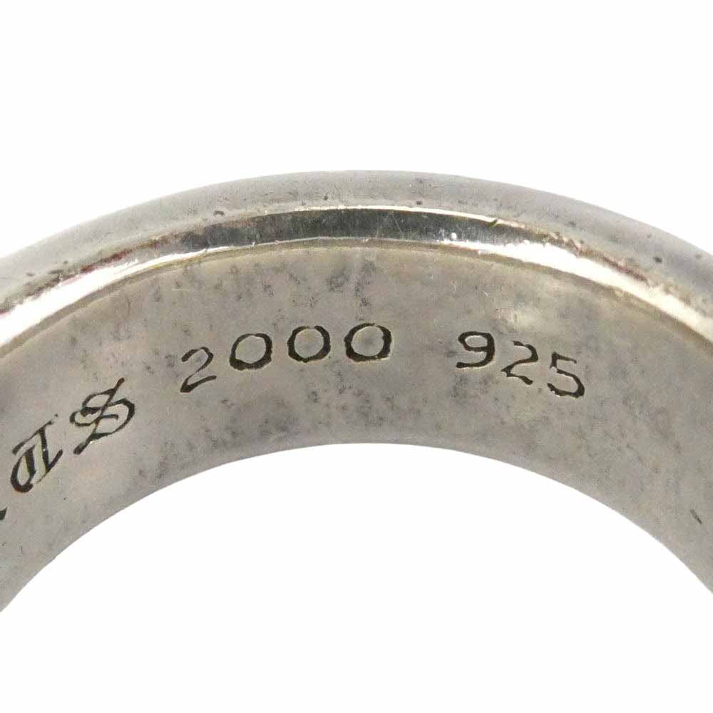 CHROME HEARTS クロムハーツ（原本有） DBL NARROW VINE BAND ダブル ナロー ヴァイン バンド リング シルバー系 23.5号【中古】