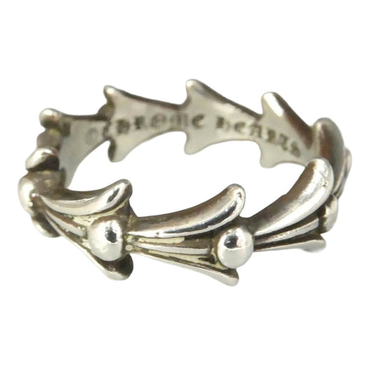 CHROME HEARTS クロムハーツ（原本無） GALF インテレクチュアルギャラリー購入証明書付属 CROSS TAIL クロス テイル リング シルバー系 15.5号【中古】
