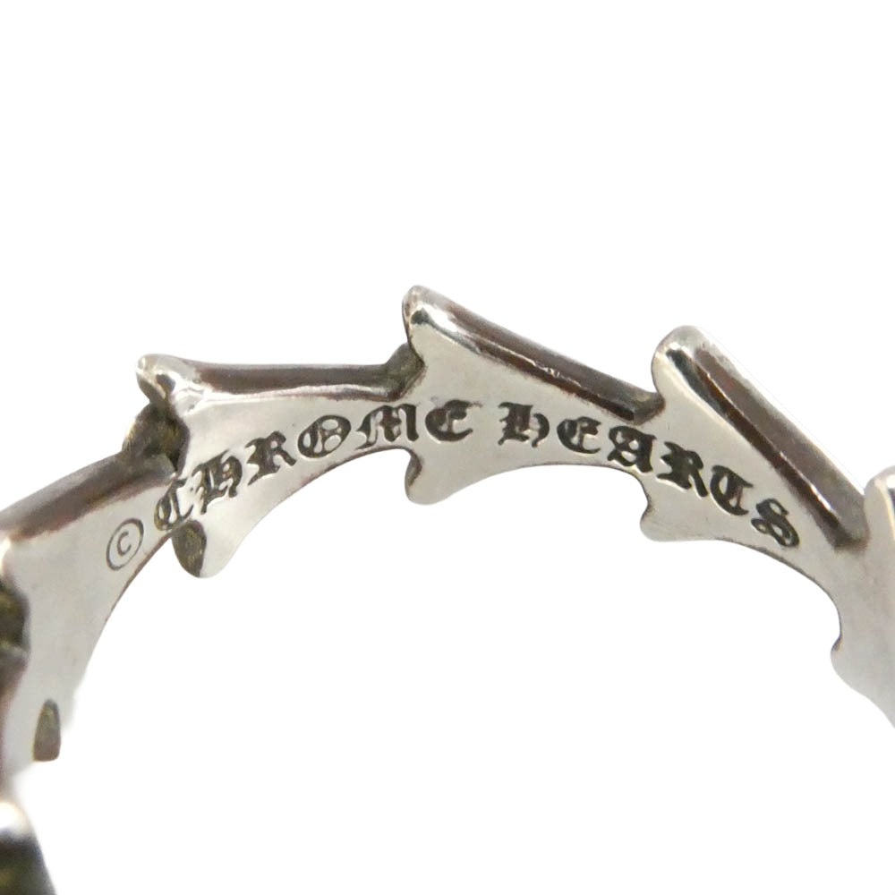 CHROME HEARTS クロムハーツ（原本無） GALF インテレクチュアルギャラリー購入証明書付属 CROSS TAIL クロス テイル リング シルバー系 15.5号【中古】