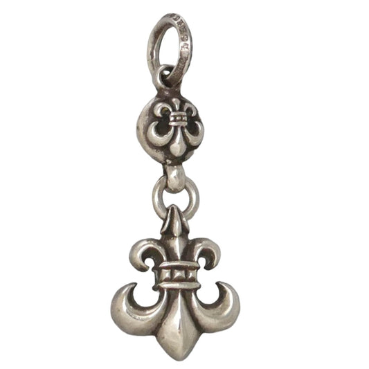CHROME HEARTS クロムハーツ（原本無） 1BALL BS FLEUR 1ボール BS フレア チャーム ペンダントトップ シルバー系【中古】