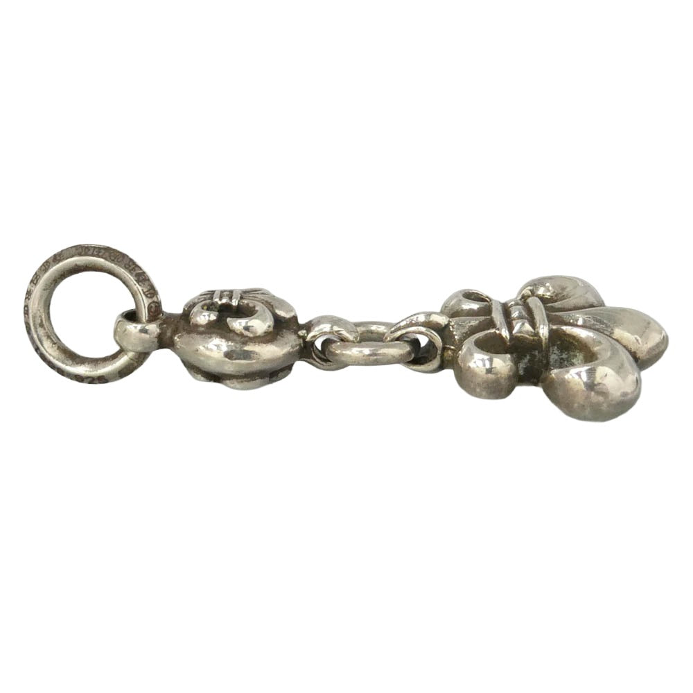 CHROME HEARTS クロムハーツ（原本無） 1BALL BS FLEUR 1ボール BS フレア チャーム ペンダントトップ シルバー系【中古】